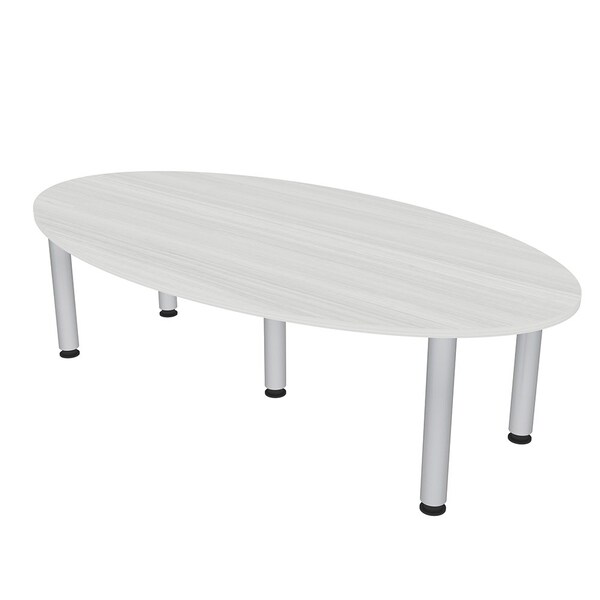 45.25 in W, 84 in L, 29 in H, Engineered Wood Top, White